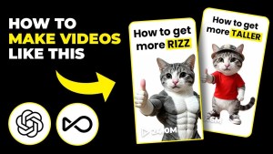 Animated cat character used in AI-generated explainer video