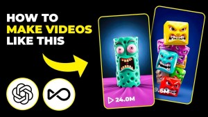 How to make viral AI shorts like The Lovely Horror Show using a screenshot and animation tools