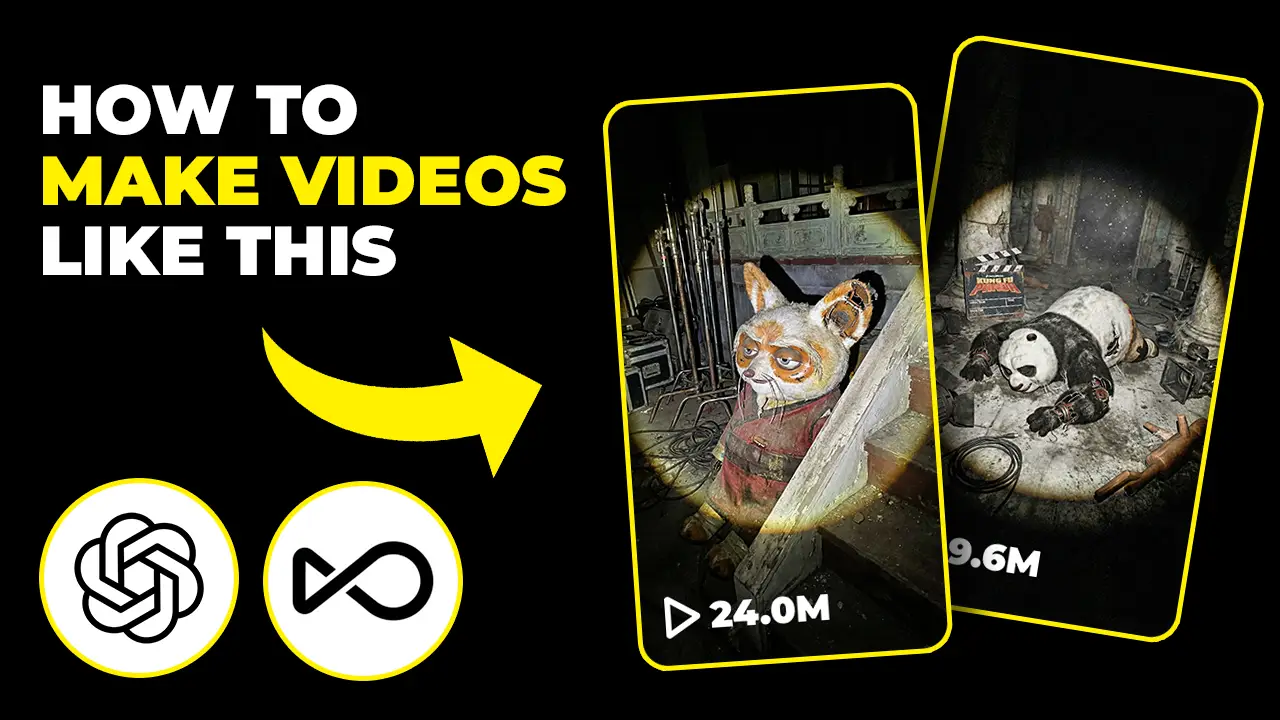 How to make abandoned movie set videos using AI tools like ChatGPT and Higgsfield