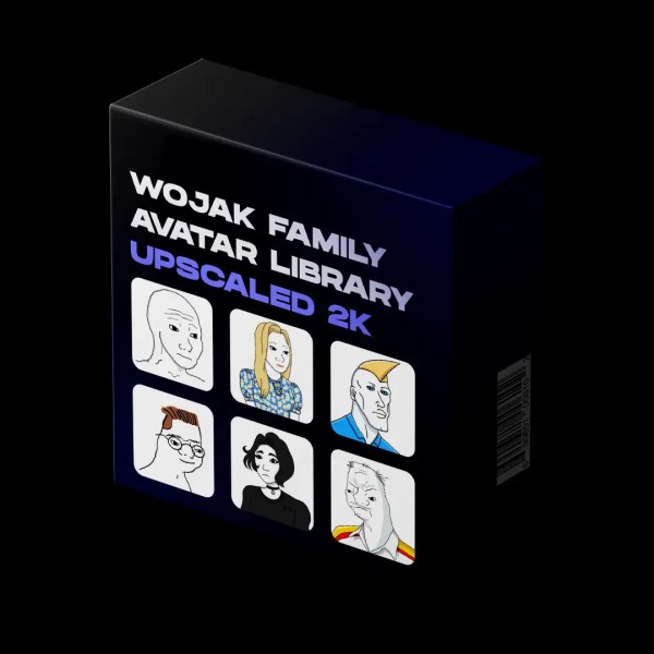 Wojak Character Mega Pack, 50+ characters (2K Upscaled)