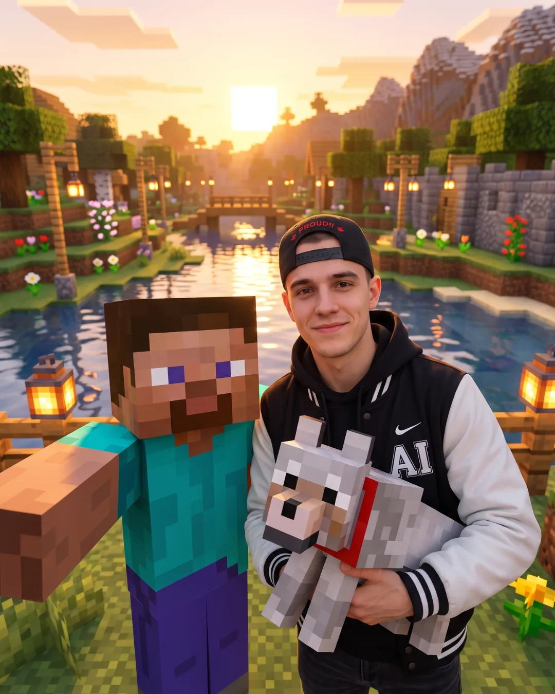 Minecraft World prompt