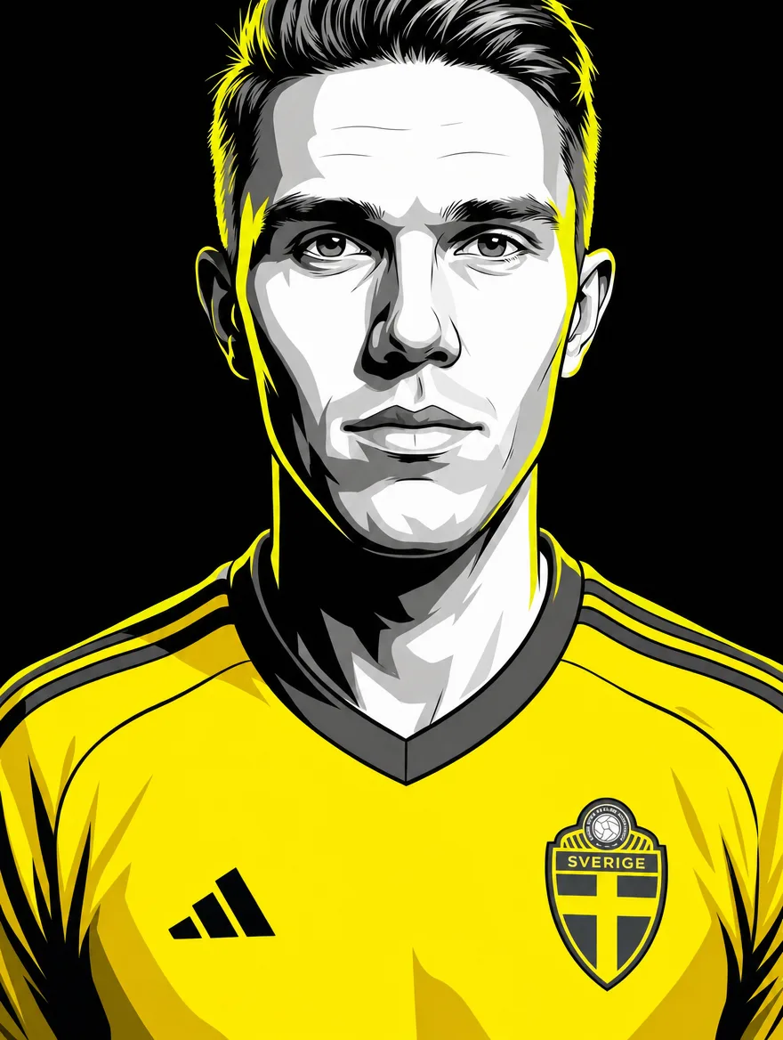 National Team Vector Portrait