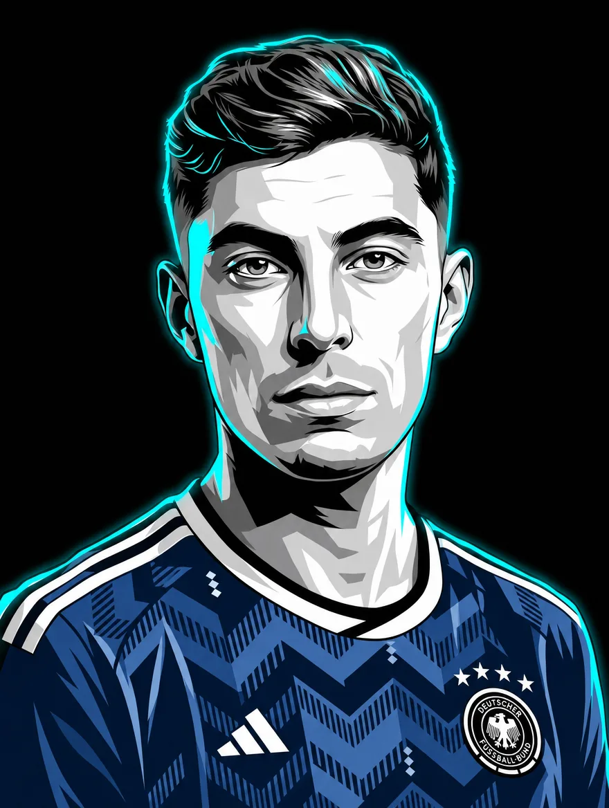 National Team Vector Portrait