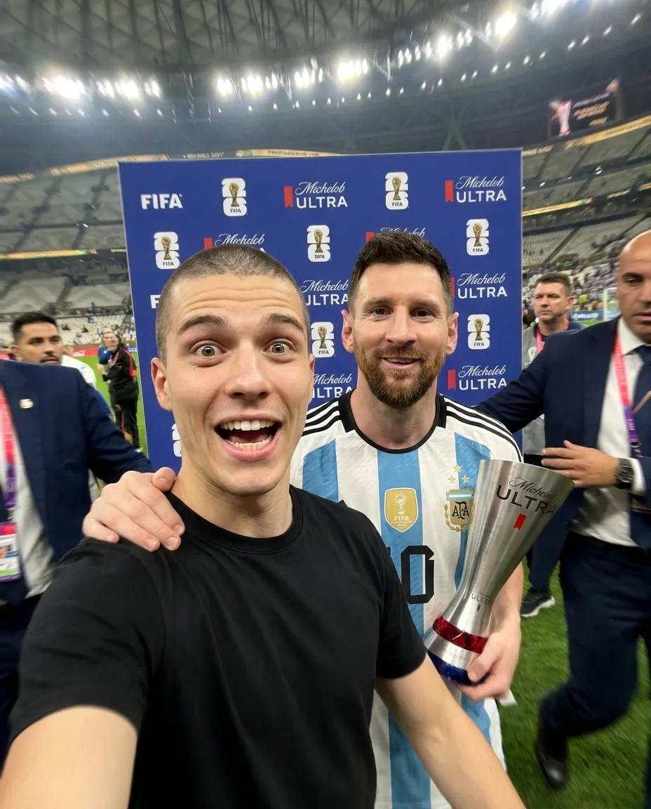 World Cup Victory Celebration on Field