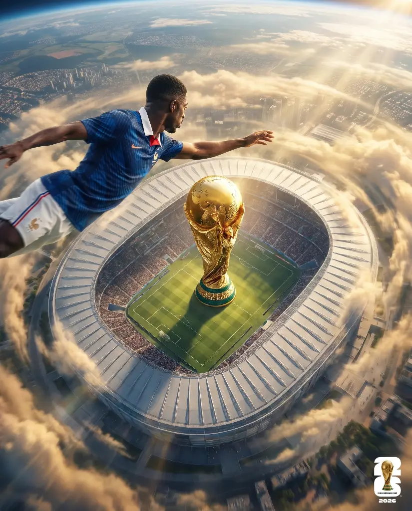 Epic Aerial Football Poster
