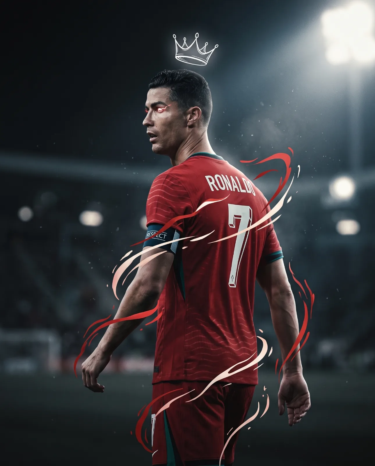 Football King Portrait